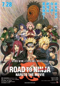 Road to Ninja: Naruto the Movie theatrical poster © Masashi Kishimoto; TohoRoad to Ninja: Naruto the Movie theatrical poster © Masashi Kishimoto; Toho