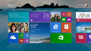 Windows 8.1 offers more colors and backgrounds for the Start screen – including ones with motion.